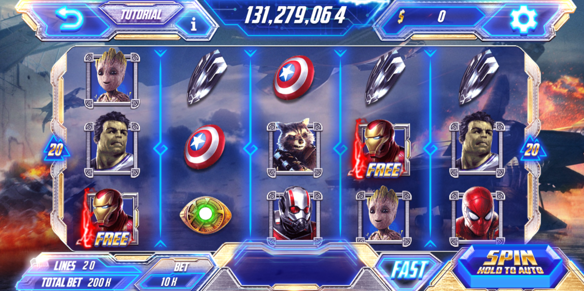 Các biểu tượng trong Avenger và cách tính thưởng tại Sunwin