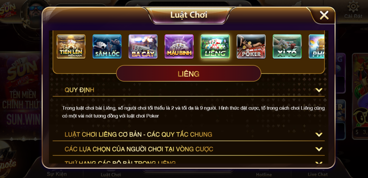 Chơi Liêng tại Sunwin có nhiều chương trình khuyến mãi đang chờ bạn