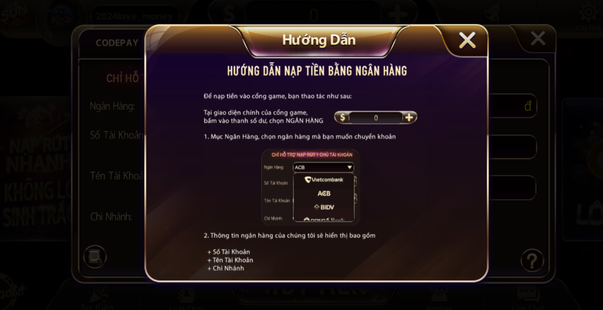 Nạp tiền nhanh chóng tham gia ngay kèo hiệp 1 đình đám