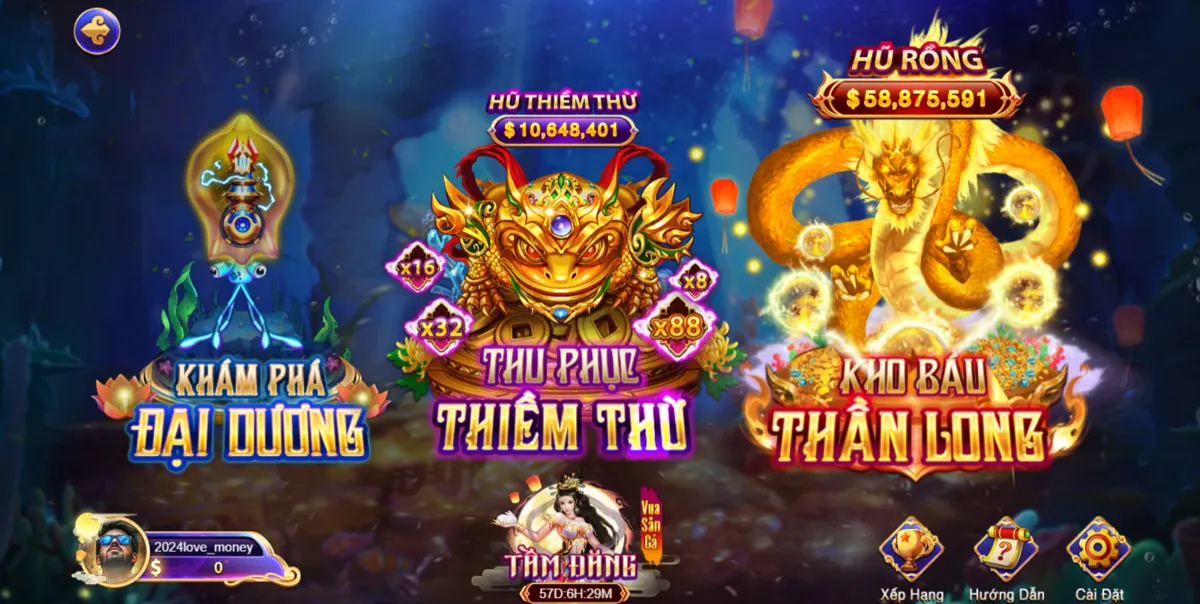 Bắn cá - dòng game đổi thưởng được ưu ái tại link tải Sunwin