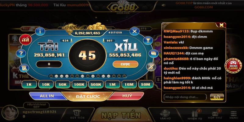 Giới thiệu khái quát về Go88 tài xỉu
